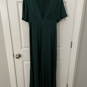 SHEIN Deep Green Maxi Dress